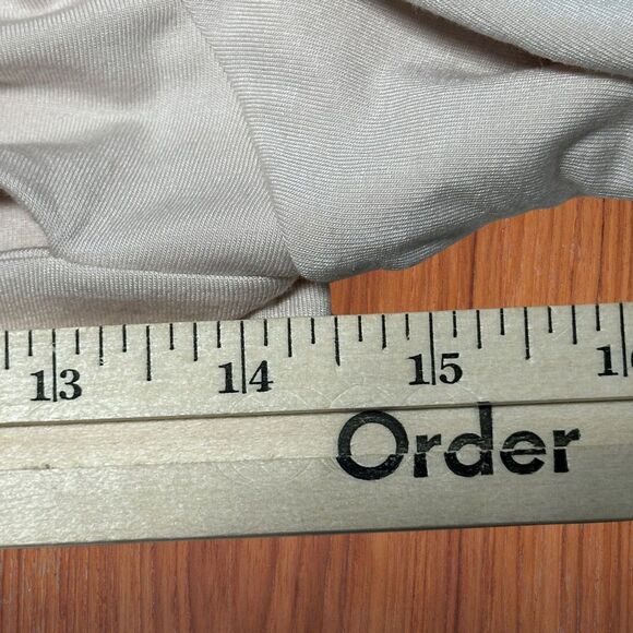 Ser.o.Ya Womens Artemis Top Size L Cream Cut Out Long Sleeves Cropped NWT - Picture 6 of 10